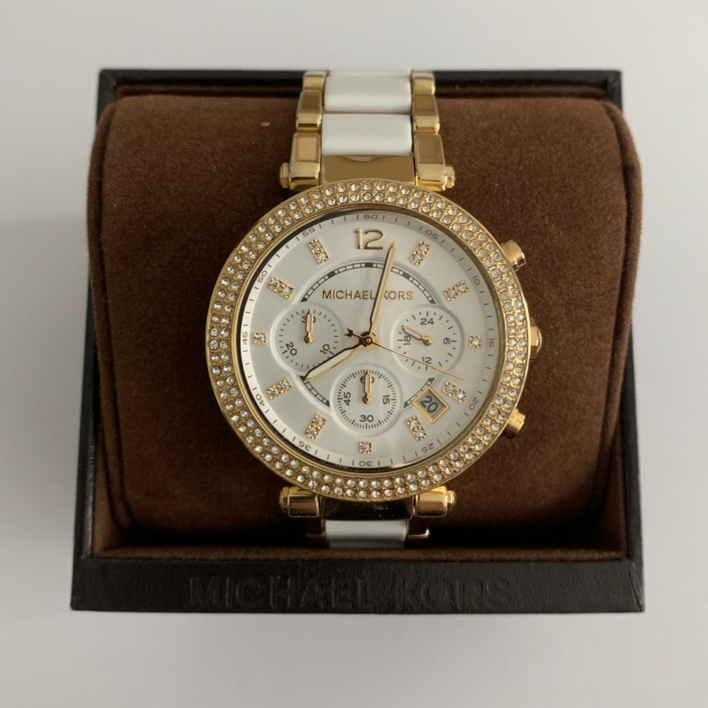Michael Kors Parker Two-Tone Stainless Steel Watch